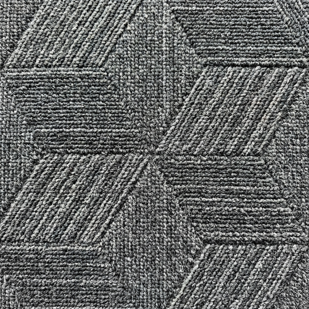 Commercial carpet tile texture